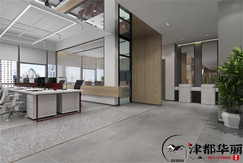 銀川辦公室裝修設(shè)計(jì)項(xiàng)目|津都華麗設(shè)計(jì)