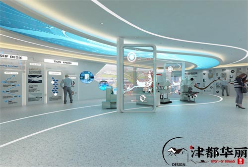 銀川展廳裝修設計項目|津都華麗設計
