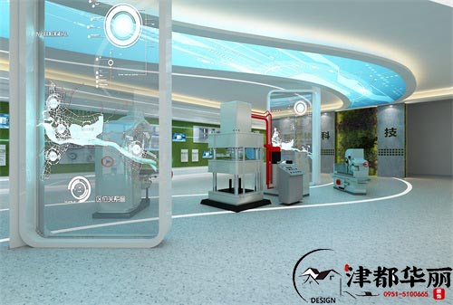 銀川展廳裝修設計項目|津都華麗設計